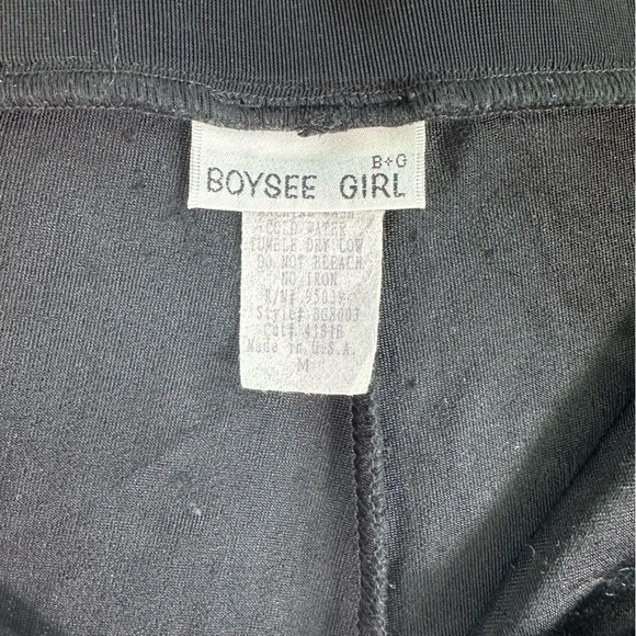 90s Y2K Vintage High Waisted Very Stretchy Bell Bottom Pants with Side Slit - Picture 4 of 7